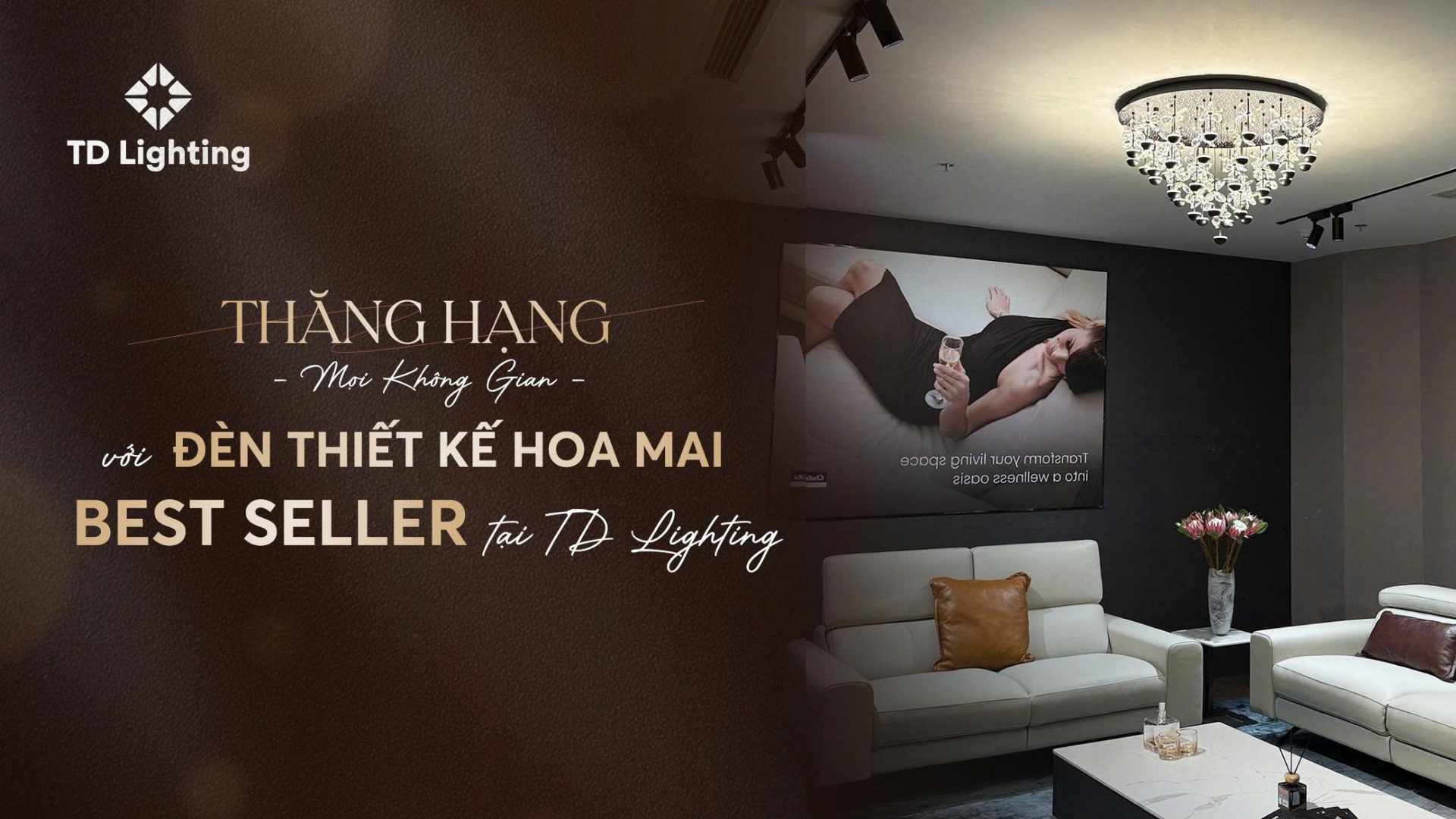 Đèn Bespoke Hoa Mai Độc Bản – Biểu Tượng Ánh Sáng May Mắn & Phong Cách Sống Tinh Tế