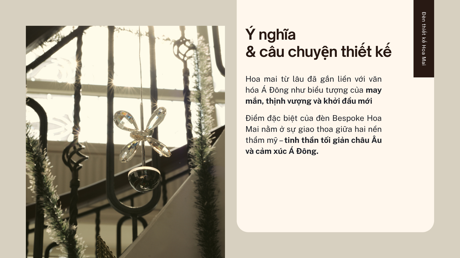 đèn Bespoke Hoa Mai