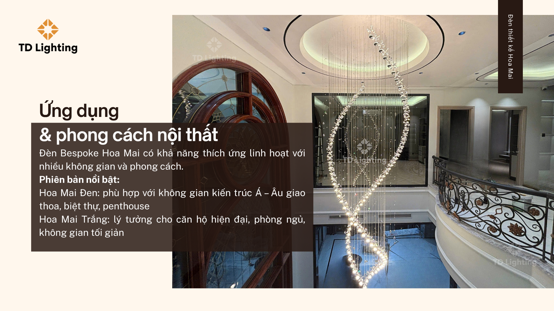 đèn Bespoke Hoa Mai