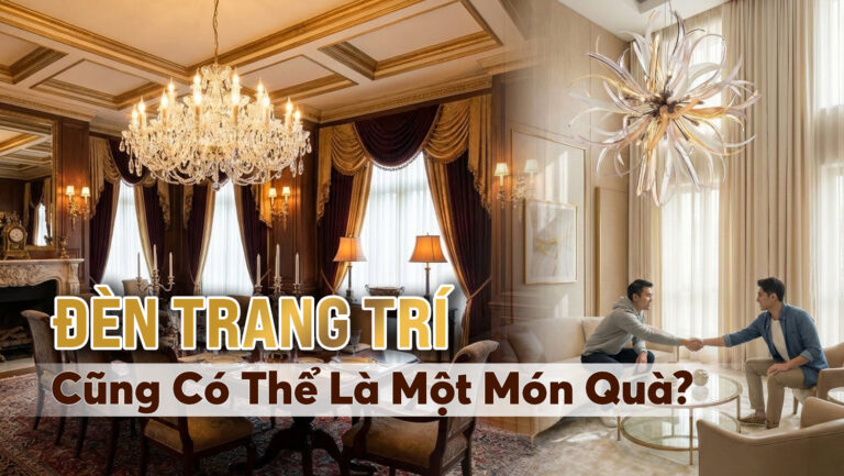 Đèn Trang Trí Châu Âu – Món Quà Ánh Sáng May Mắn & Biểu Tượng Của Sự Trường Tồn