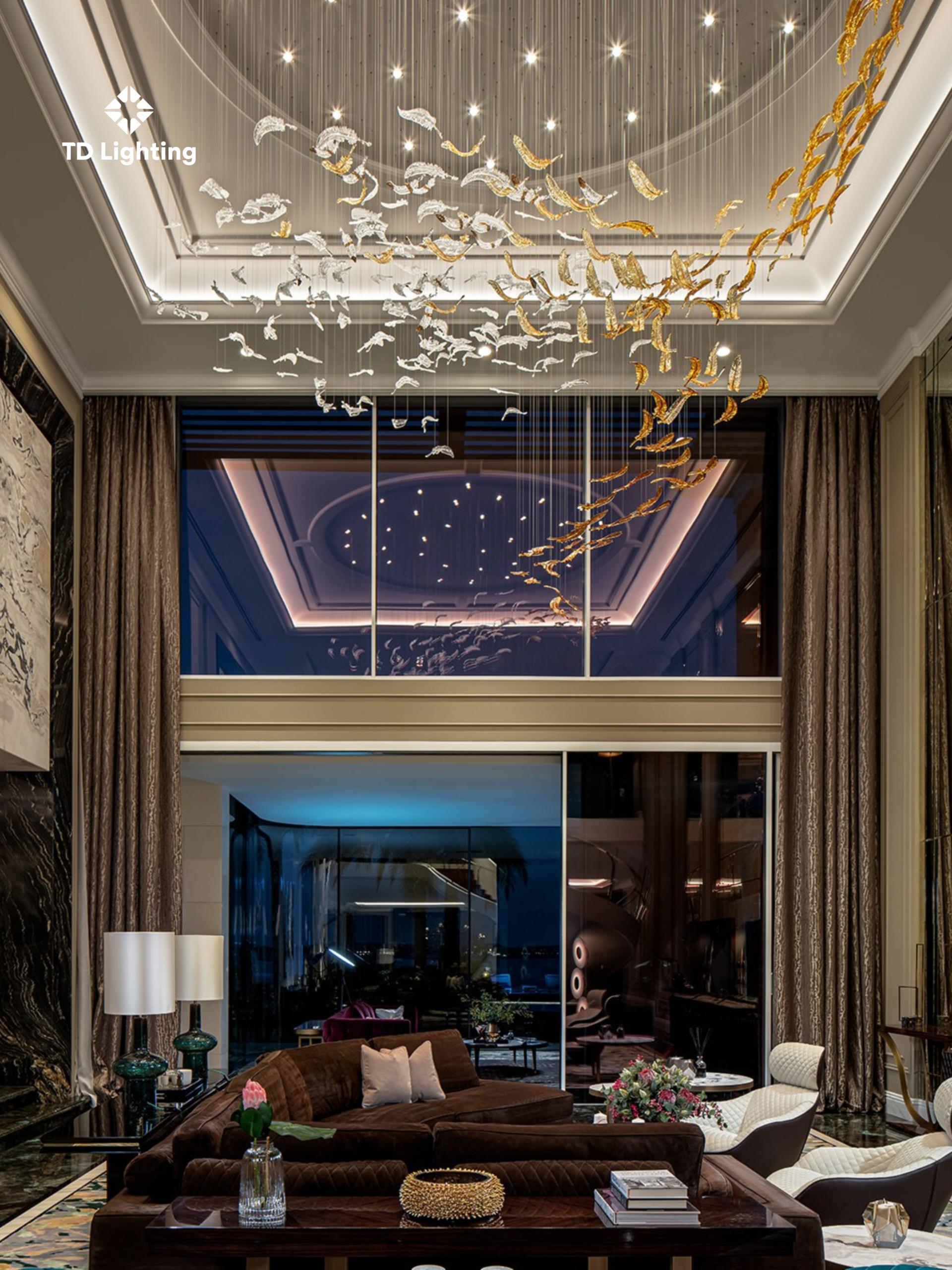 Thiết Kế Đèn Phòng Khách Bespoke – Vượt Giới Hạn Không Gian, Đầu Tư Cho Tương Lai