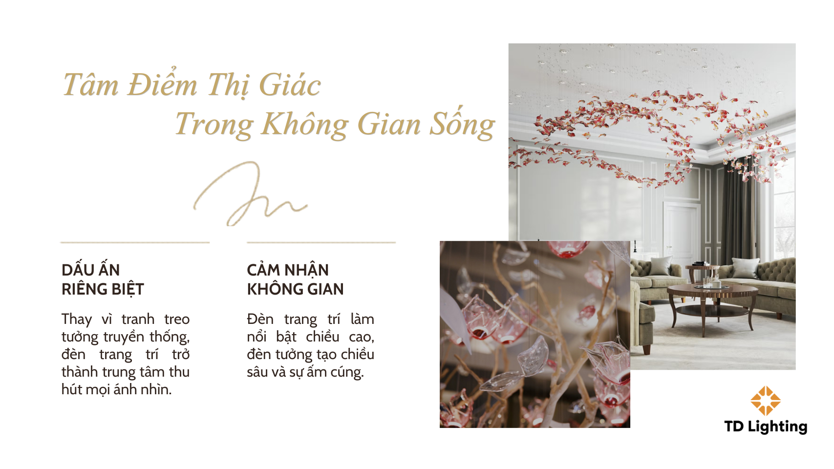 Sở hữu đèn trang trí đẹp