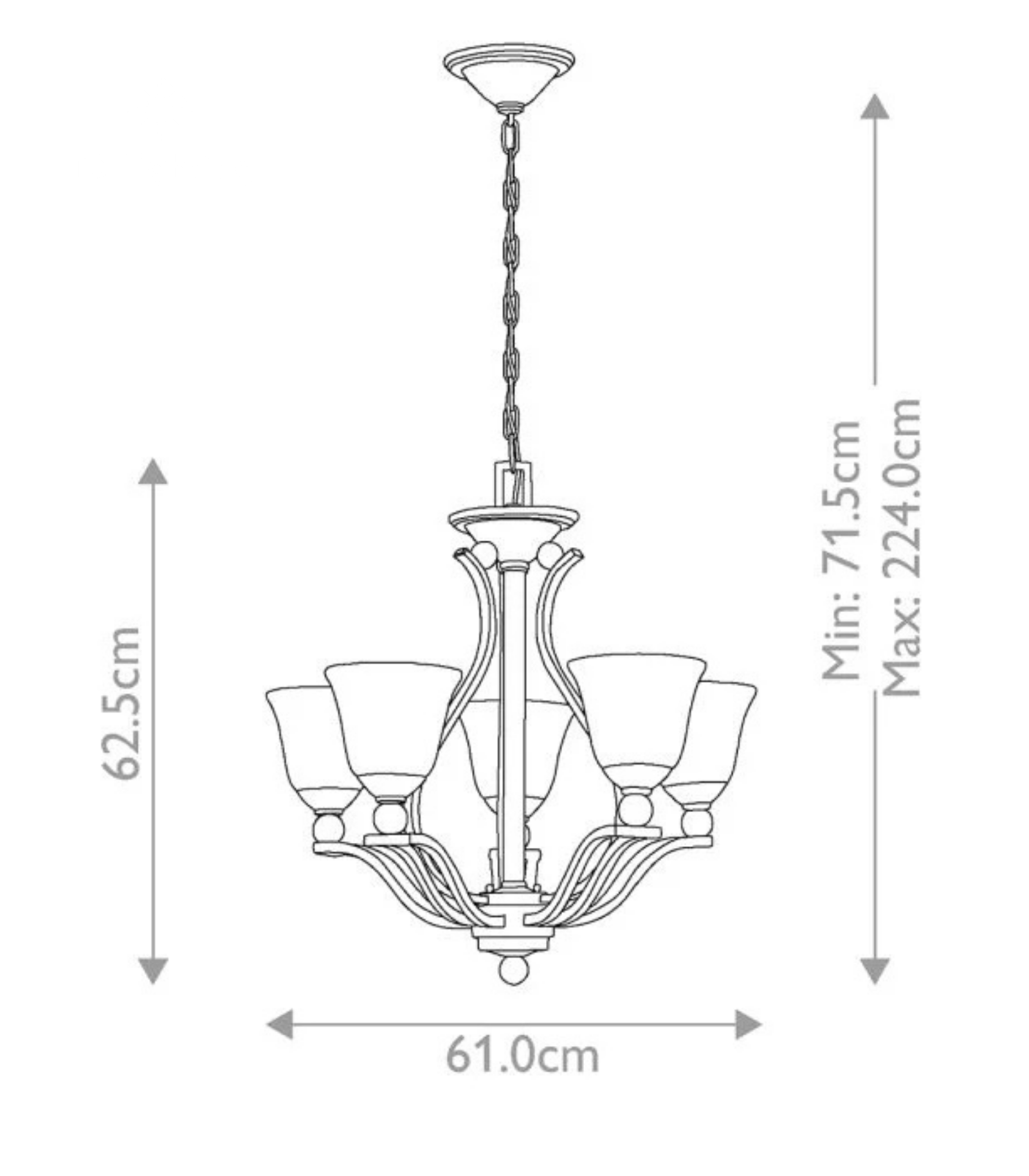 Đèn chùm Bolla Elstead Lighting 24 Đèn chùm Bolla Elstead Lighting