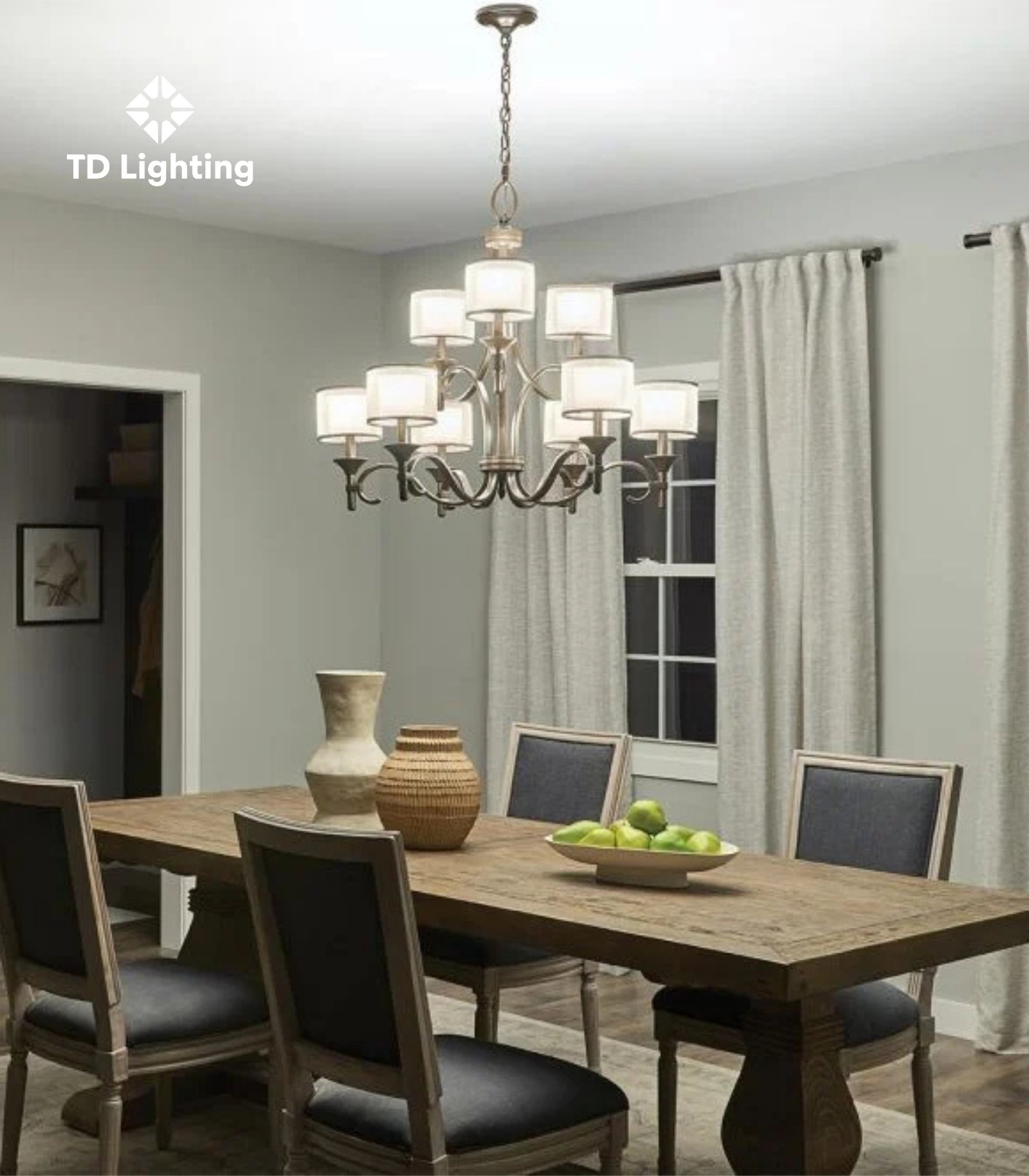Đèn chùm Lacey Elstead Lighting