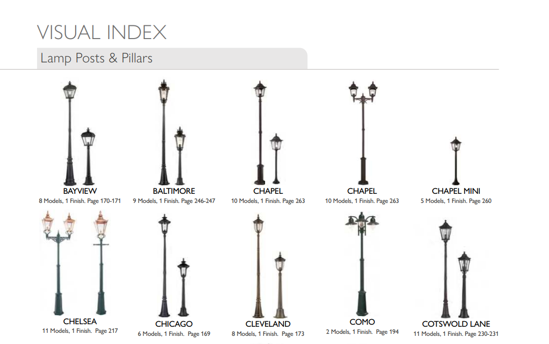 Đèn trang trí ngoài trời 12 Đèn lồng Elstead Lighting