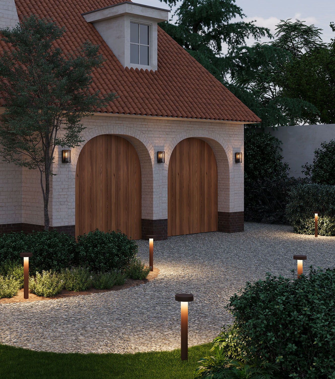 Đèn tường Douille Elstead Lighting 3 Đèn Trang Trí Sân Vườn Không Gian Ngoại Thất