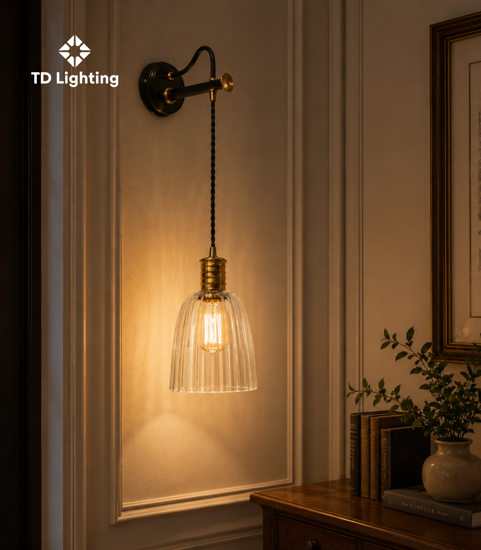 Đèn tường Plymouth Elstead Lighting 4 Đèn tường Douille Elstead Lighting