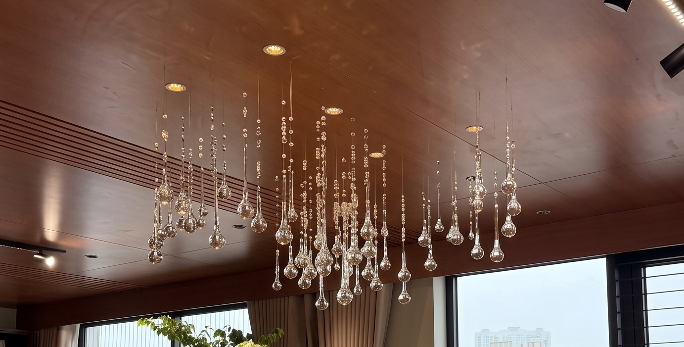 đèn thiết kế giọt nước